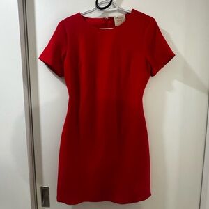 Mendocino Minds of Gold Red Mini Dress